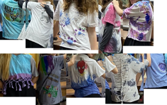 T-shirts transformed by students